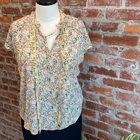 Loft floral print blouse - Picture 6 of 7